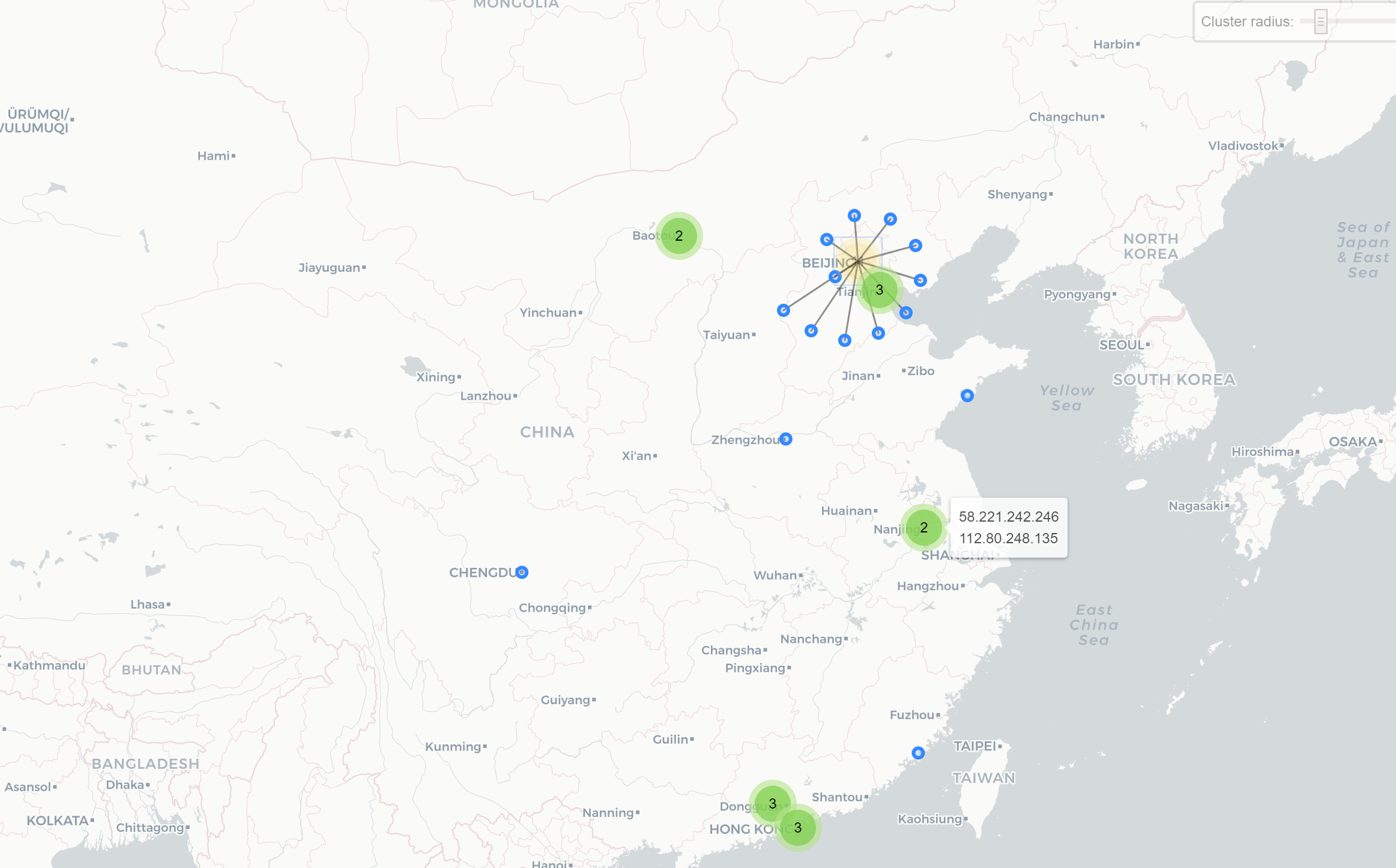 GeoIP可视化视图