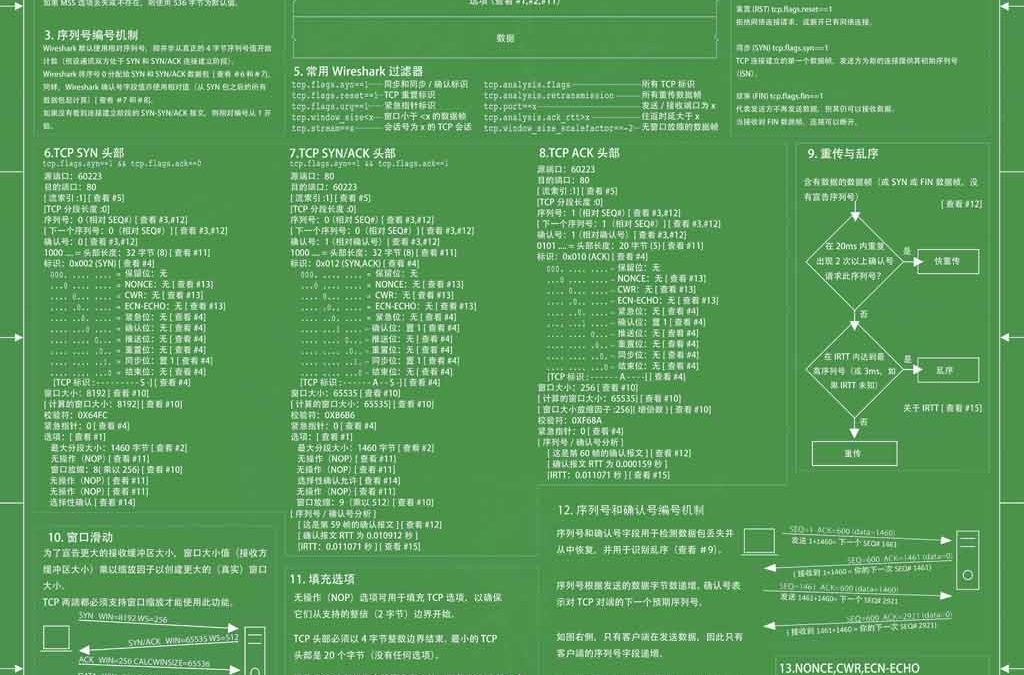 网深科技发布全球第一张中文版TCP协议分析图